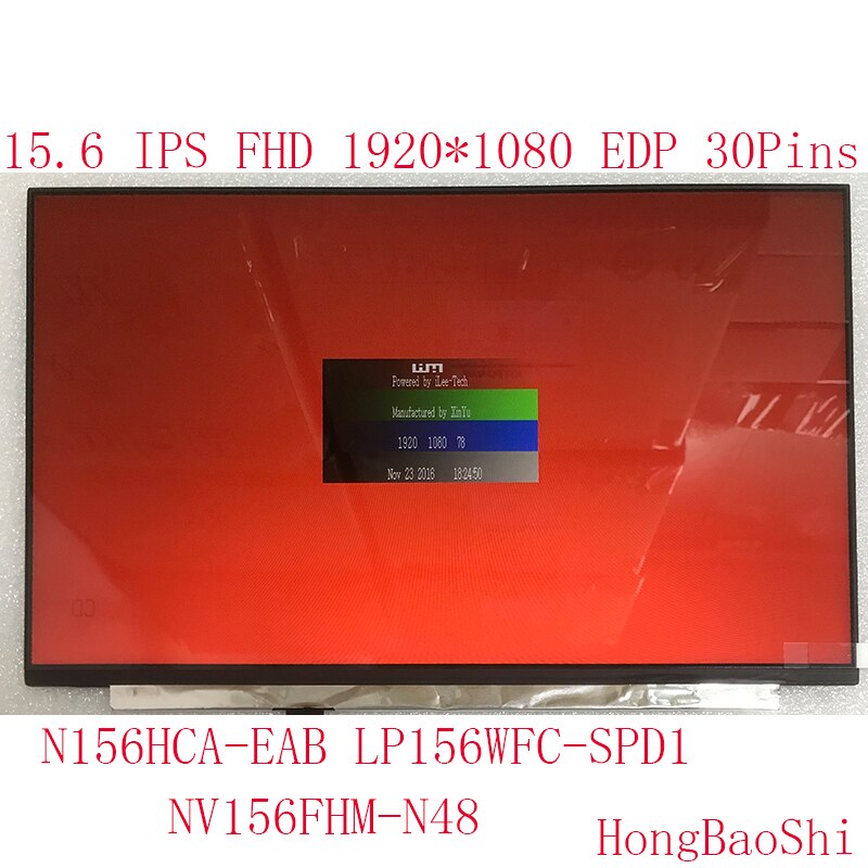 LP156WFC-SPD1 NV156FHM-N48 ȣȯ con N156HCA-EAB, ThinkPad T590, 30pin, Lenovo ޴ ǻ  eDP LCD ȭ